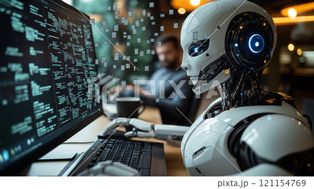 人間の代わりに仕事をするAI 121154769
