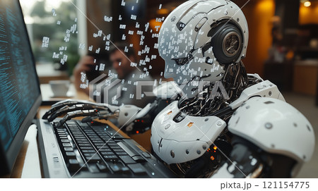 人間の代わりに仕事をするAI 121154775
