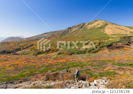 紅葉の頃の栗駒山登山 紅葉の頃の栗駒山登山 121156156