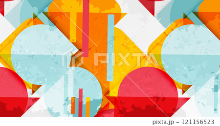 Grainy texture geometric abstract background. Vector Illustration For Wallpaper, Banner, Background, Card, Book Illustration, landing page 121156523