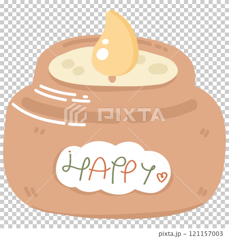Soy Wax Candle Illustration Soy Wax Candle Illustration 121157003
