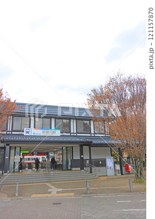 岐阜県各務原市、新鵜沼駅の風景 121157870