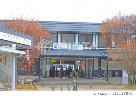 岐阜県各務原市、新鵜沼駅の風景 121157872