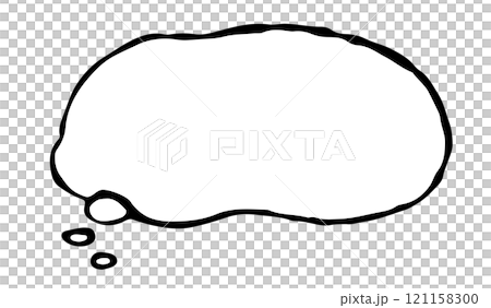 簡單的手寫思維語音泡沫 簡單的手寫思維語音泡沫 121158300