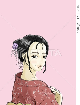 浴衣の女性 浴衣の女性 121158468