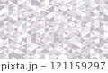 white and gray triangle mosaic background pattern design 121159297