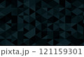 Navy blue triangle mosaic background pattern design 121159301