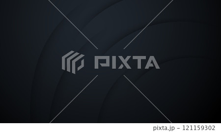 Black abstract with curve illustration background for card, annual business report 121159302