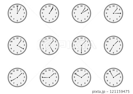 1時の時計 121159475