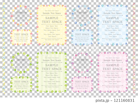 4 色框水彩點集 4 色框水彩點集 121160831