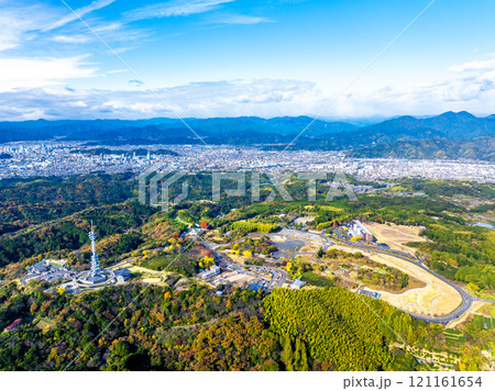 日本平と清水市街（静岡県静岡市） 121161654