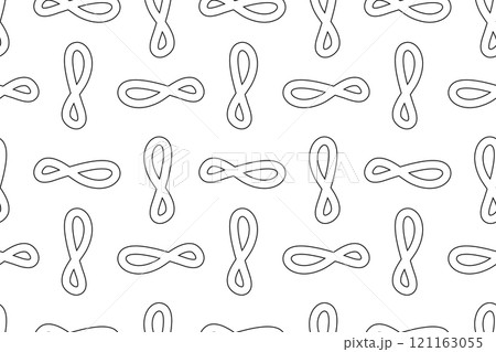 Infinity Symbol Seamless Coloring Pattern 121163055