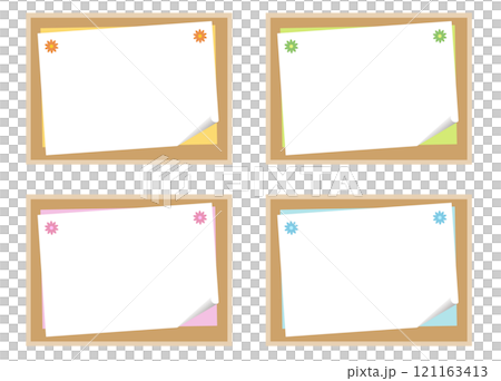 お洒落で可愛い、メッセージボードのセット。4色揃えました。 お洒落で可愛い、メッセージボードのセット。4色揃えました。 121163413