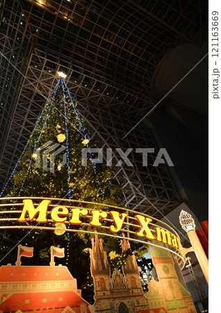 クリスマスツリーのある風景 クリスマスツリーのある風景 121163669