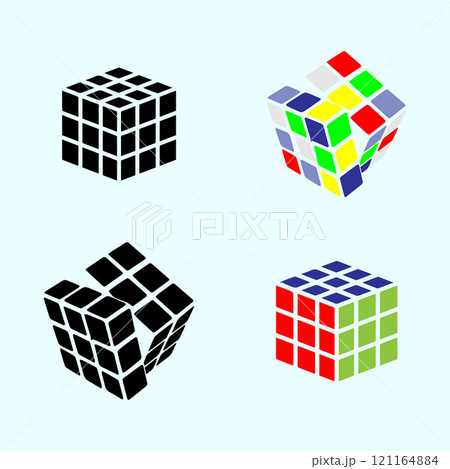 rubik icon symbol design rubik icon symbol design 121164884