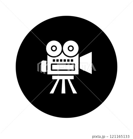 camera icon. video camera symbol. movie sign vector illustration eps10 121165133