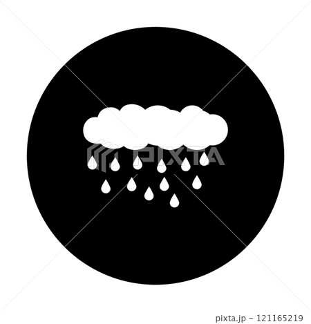 rain and cloud icon vectors illustration rain and cloud icon vectors illustration 121165219