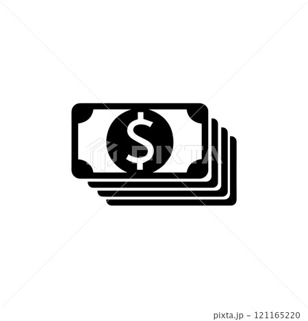 dollar bill symbol, vectors illustration dollar bill symbol, vectors illustration 121165220