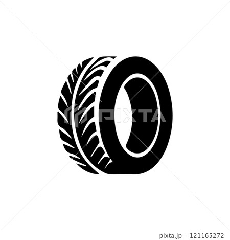 simple design car tire icon simple design car tire icon 121165272
