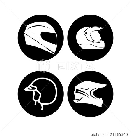 helmet set icon, vectors illustration helmet set icon, vectors illustration 121165340
