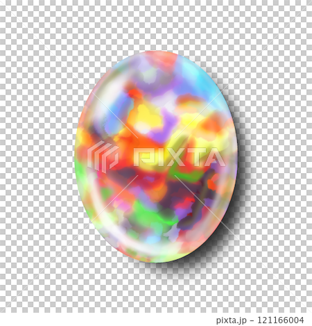 彩色黑蛋白石插圖,橢圓形凸圓面黑蛋白石插圖 彩色黑蛋白石插圖,橢圓形凸圓面黑蛋白石插圖 121166004