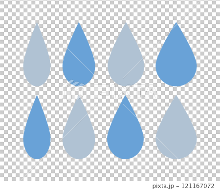 Rain drop icon vector Water drop shape. Water or oil drop. 121167072