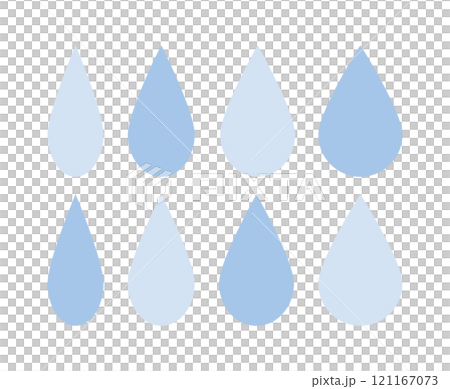 Rain drop icon vector Water drop shape. Water or oil drop. 121167073