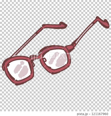 メガネのイラスト 121167960