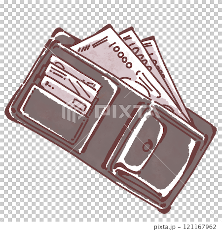 錢包插畫 錢包插畫 121167962