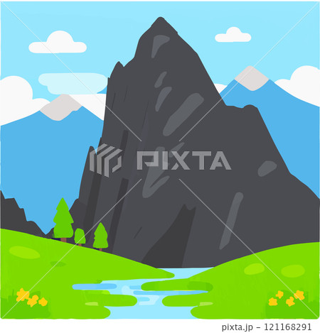 Frozen Lands Sunlit Summit Cliff Snow Adventure Frozen Lands Sunlit Summit Cliff Snow Adventure 121168291