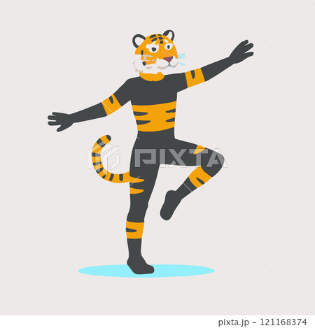 Quadrobics Leap Stretch Controlled Jump Movement Power Quadrobics Leap Stretch Controlled Jump Movement Power 121168374