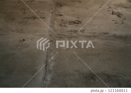 angle closeup shot of rough concrete surface 121168811
