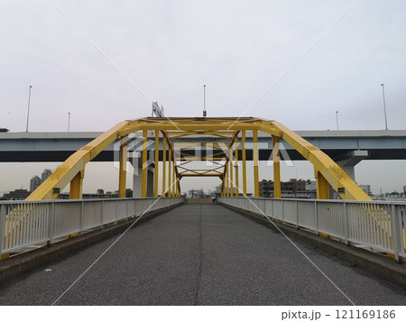 東京都葛飾区にある東四つ木避難橋 東京都葛飾区にある東四つ木避難橋 121169186