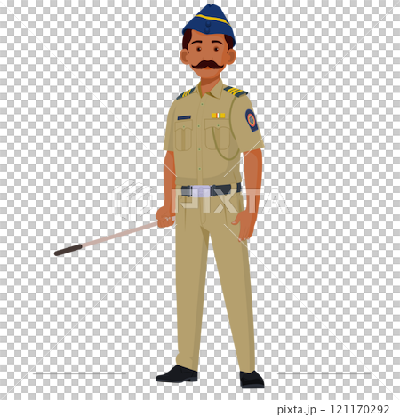 indian police constable, Mumbai Police Officer, maharastara police 121170292