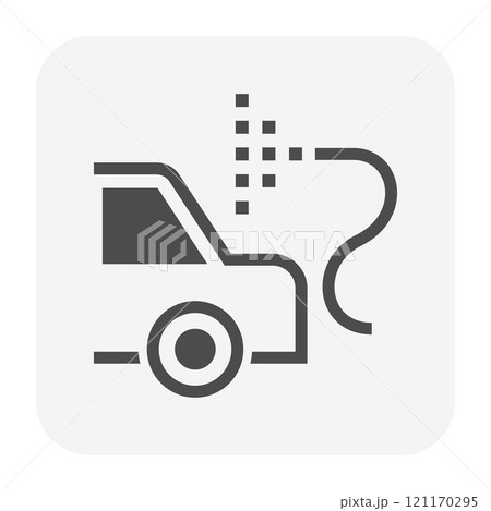 Car wash service vector icon. 121170295