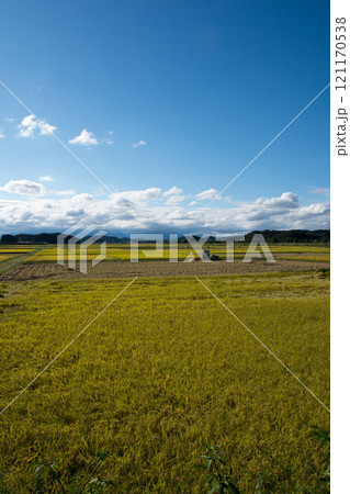 秋の田園風景 121170538