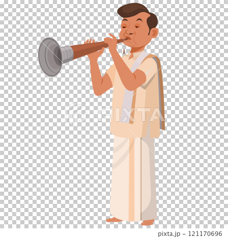 Indian Shehnai player, Traditional Folk Music 121170696