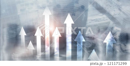 Stock Market Growth Charts. Investment and Trading Concept 121171299