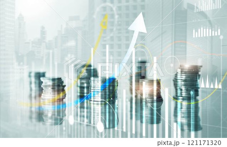 Trading and stock markets. Crypto trader investor background 121171320