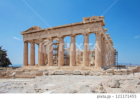 Parthenon in Athens, Greece. Ancient Greece architecture. Parthenon in Athens, Greece. Ancient Greece architecture. 121171455