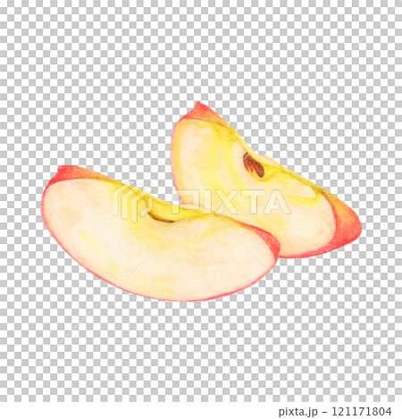 slice of yellow banana 121171804