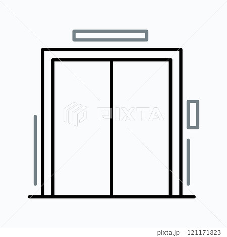 Elevator outline image 121171823