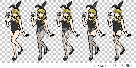 兔女郎（白） 121172969