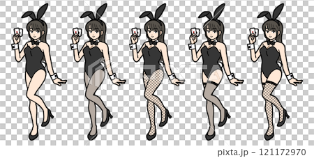 バニーガール（アジア人） 121172970