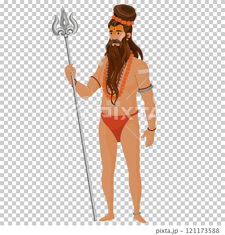 sadhu Baba, Sadhu saint of India for grand festival 121173588