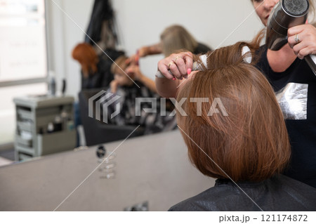 Welcome to Stylish Hair Salon, where you enjoy the best in Professional Hair Treatment 121174872