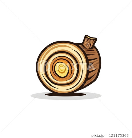 Isolated Wood log wooden timber tree icon symbol Isolated Wood log wooden timber tree icon symbol 121175365
