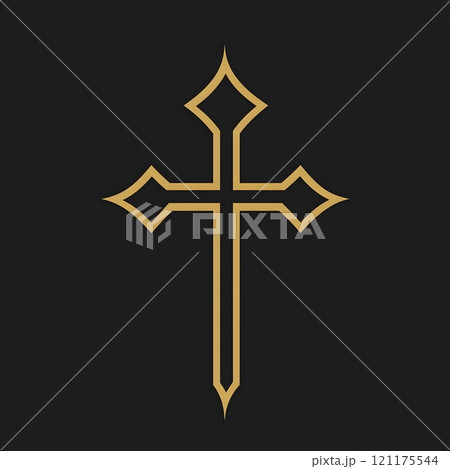 Cross Icon. Religious Faith Symbol. Christianity Religion spiritual Cross Icon. Religious Faith Symbol. Christianity Religion spiritual 121175544