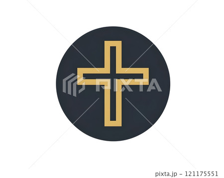 Cross Icon. Religious Faith Symbol. Christianity Religion symbol 121175551