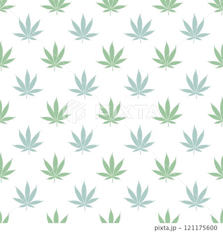 Seamless marijuana background with geometric leaves pattern Seamless marijuana background with geometric leaves pattern 121175600